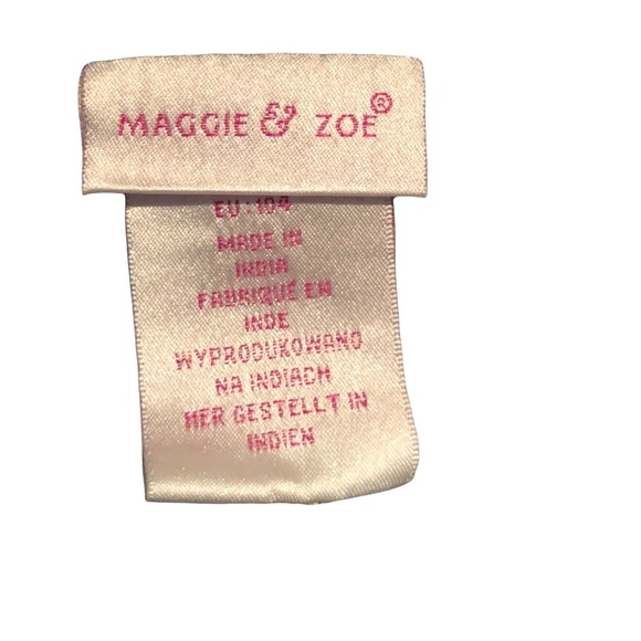 4T chambray embroidered dress ribbon casual dress spring summer party - Picture 7 of 7